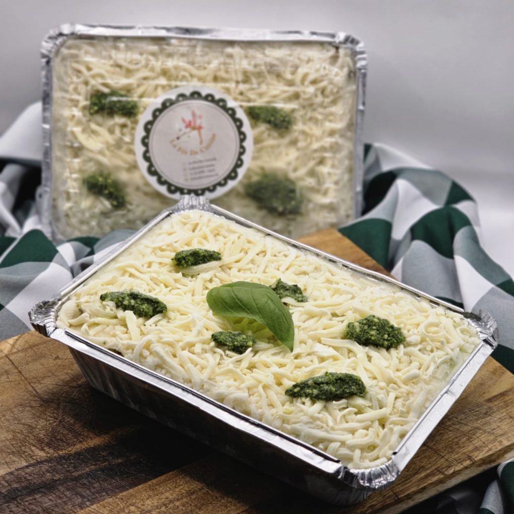 Lasagne poulet pesto au Bechamél